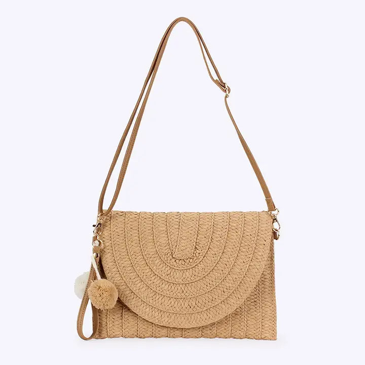 Accity Simple Hand woven straw bag