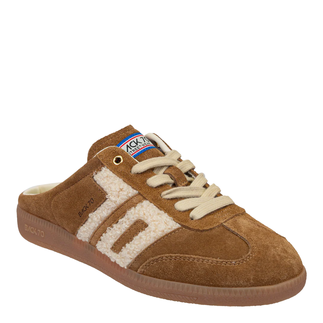 Back 70 Easter Backless Sneakers-Tobacco
