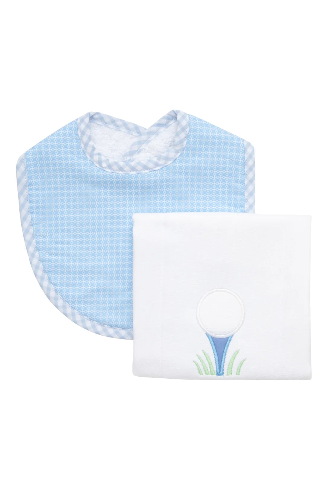 3 Marthas Golf Basic Bib & Burp Boxed Set