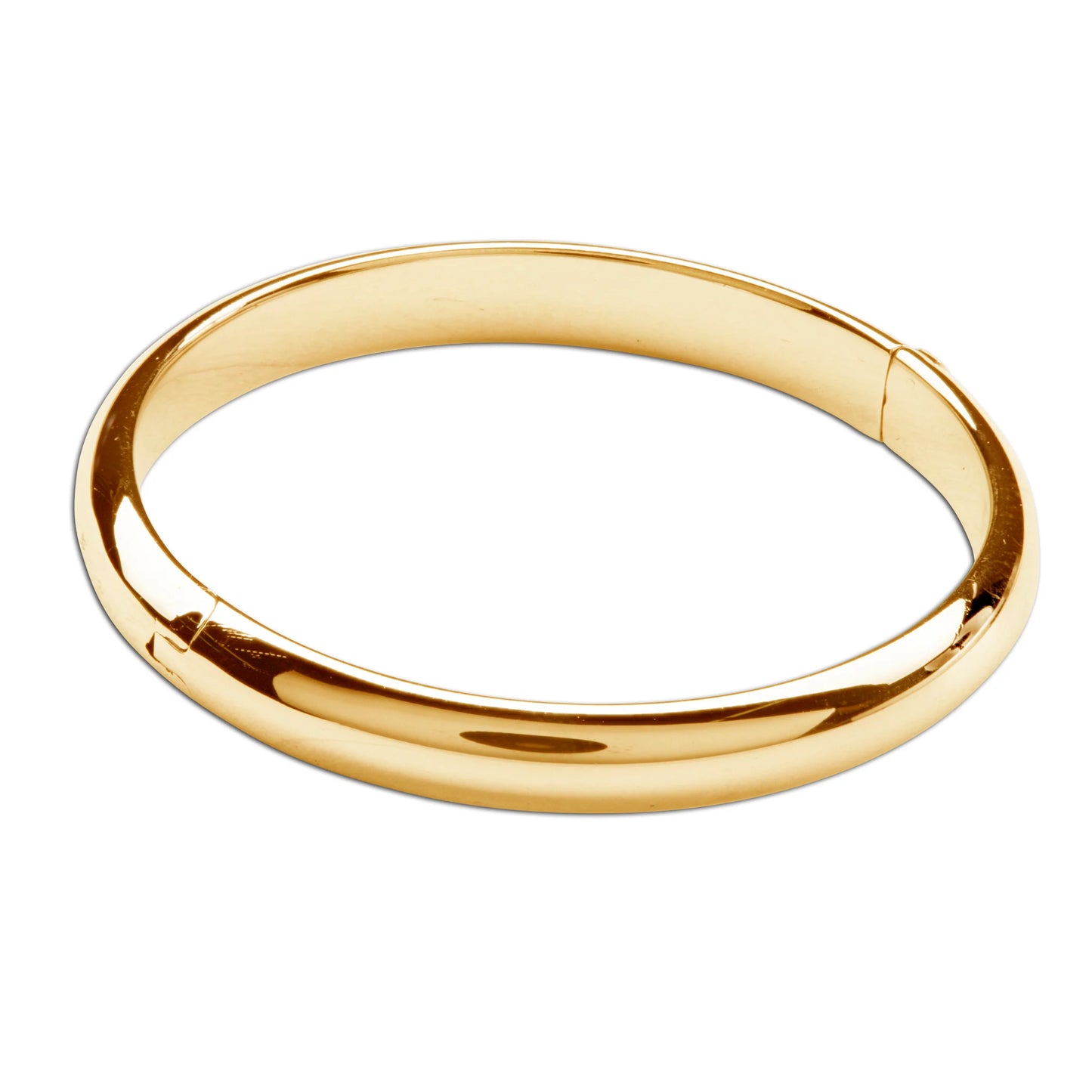 Cherished Moments Gold Plated Bangle-Large