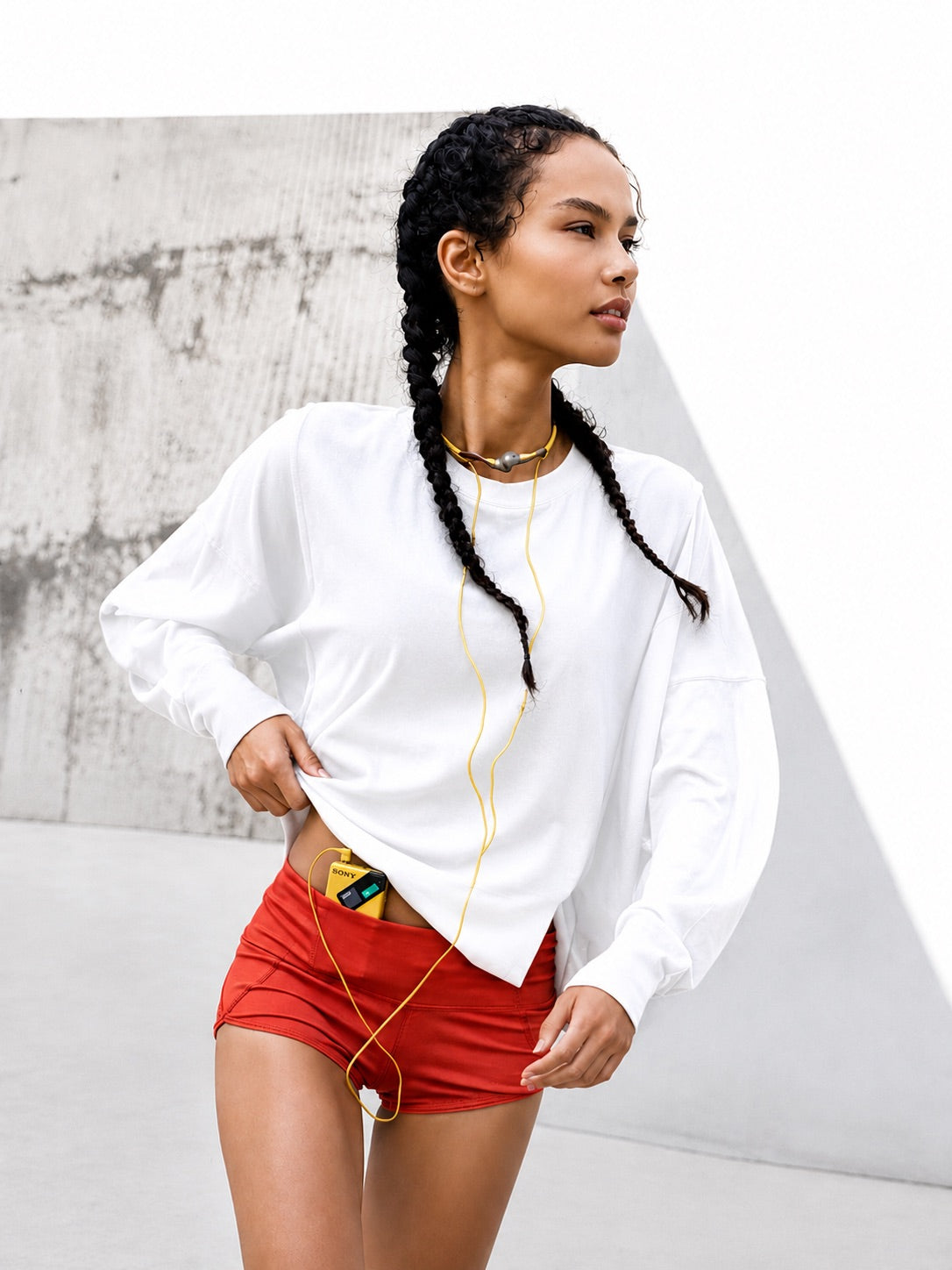 Free People All My Love LS Tee-White