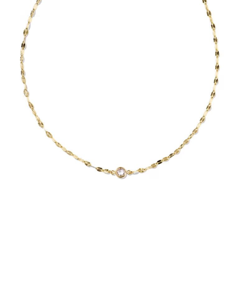 Kendra Scott Alina Sunburst 14kt Gold Filled Chain Pendant Necklace