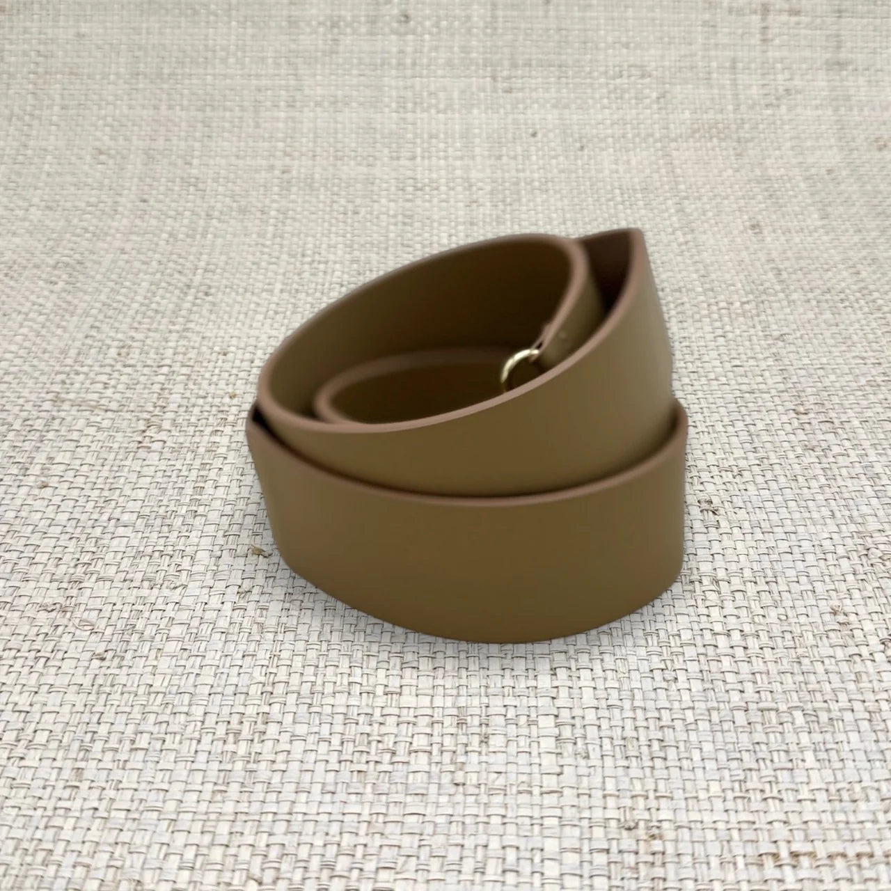 Brown leather belt band