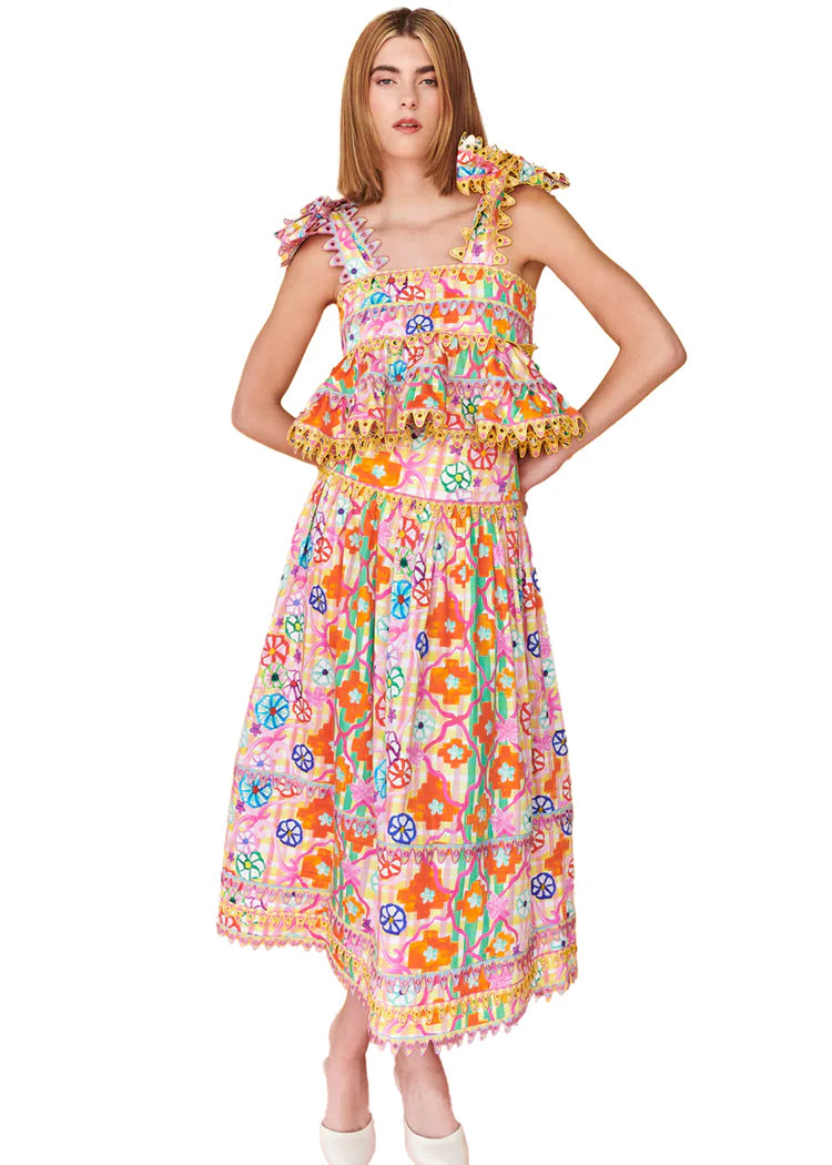 Celia B Serene Skirt in Multi