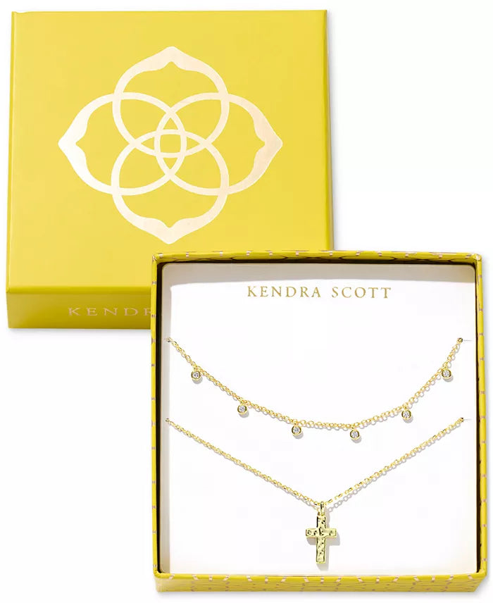 Kendra Scott Amelia Cross Necklace Gift Set