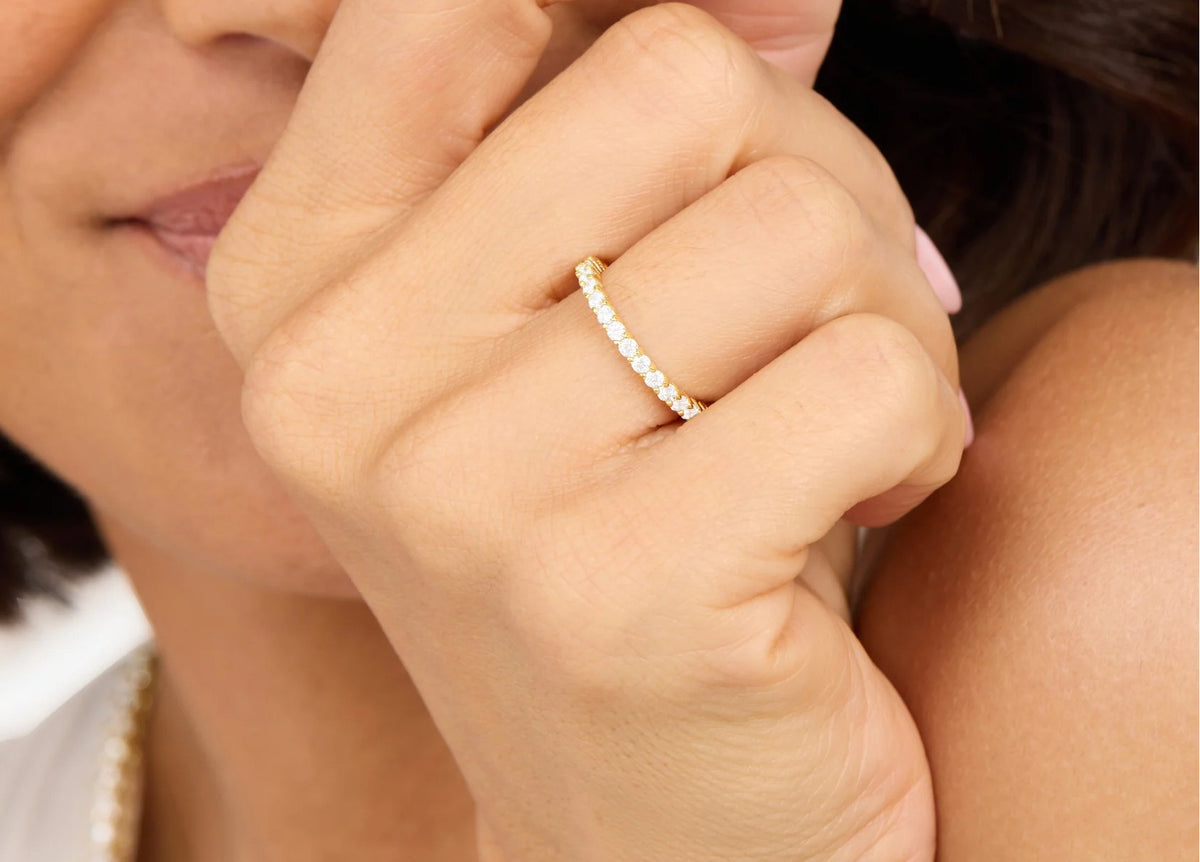 Melinda Maria The Baby Heiress Ring-Gold/White