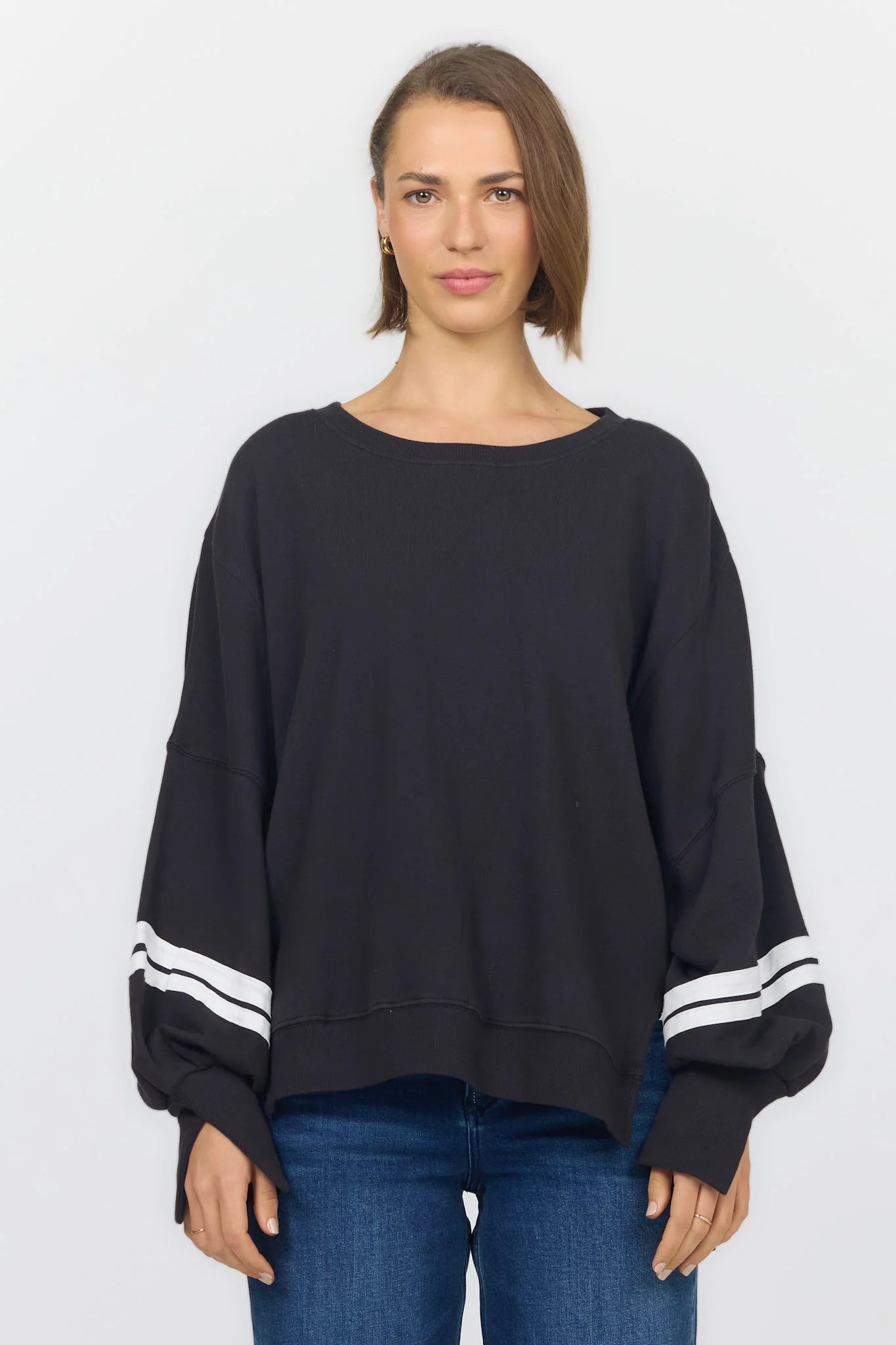 Dear John Trenton Sweatshirt-Washed Black