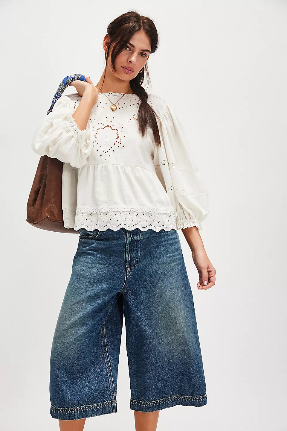 Free People Bowie Reversible Top-Ivory