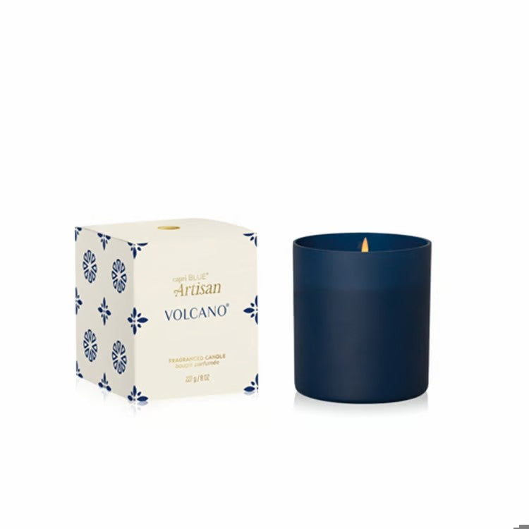 Capri Blue Volcano Artisan Terrazza Velluto Boxed Tumbler Candle