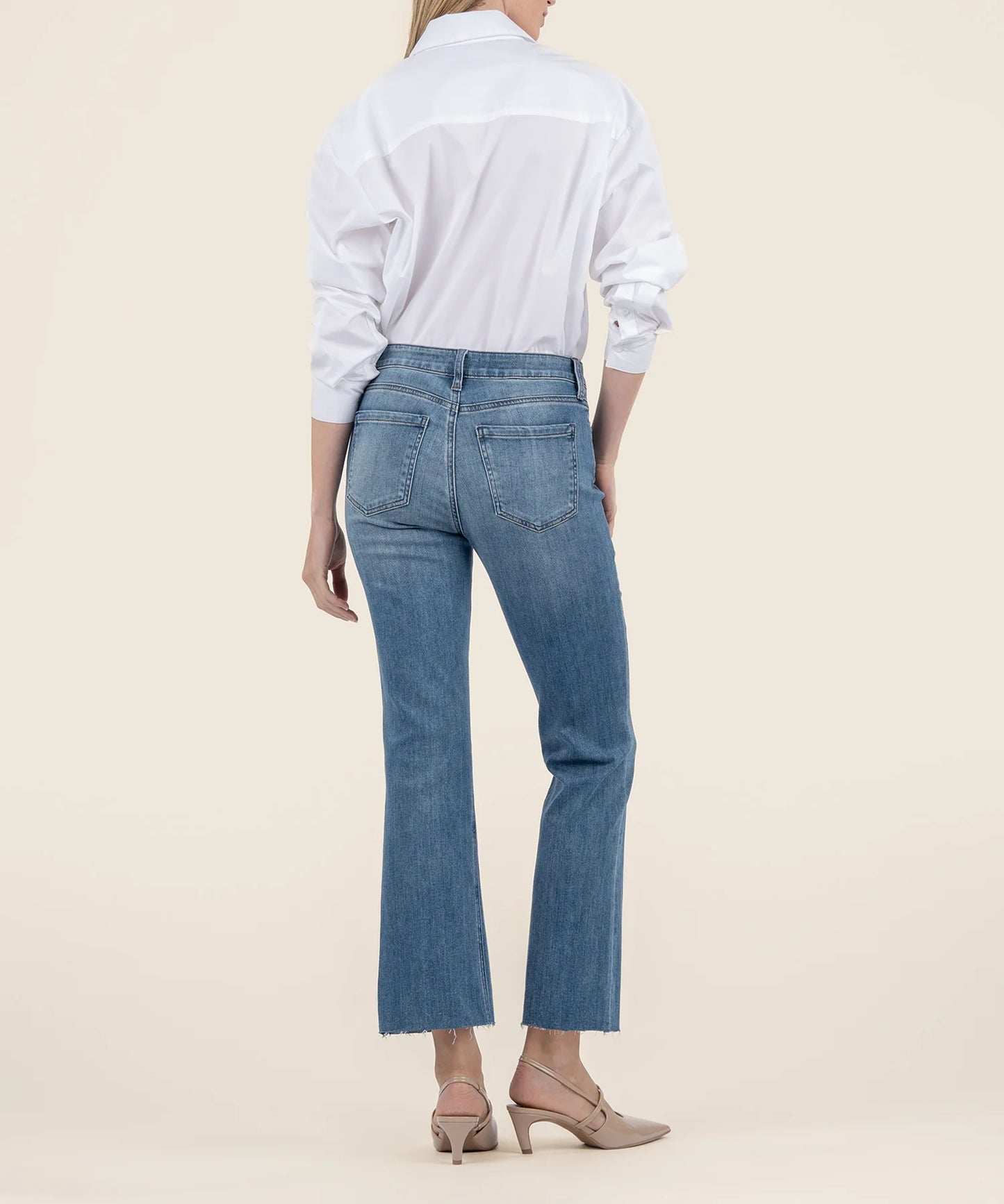 Kut From The Kloth Kelsey High Rise Ankle Flares-Brace