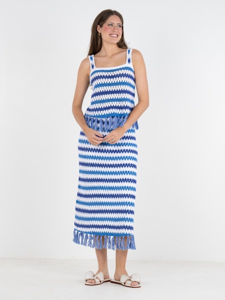 Emily McCarthy Capri Knit Tank-Amalfi