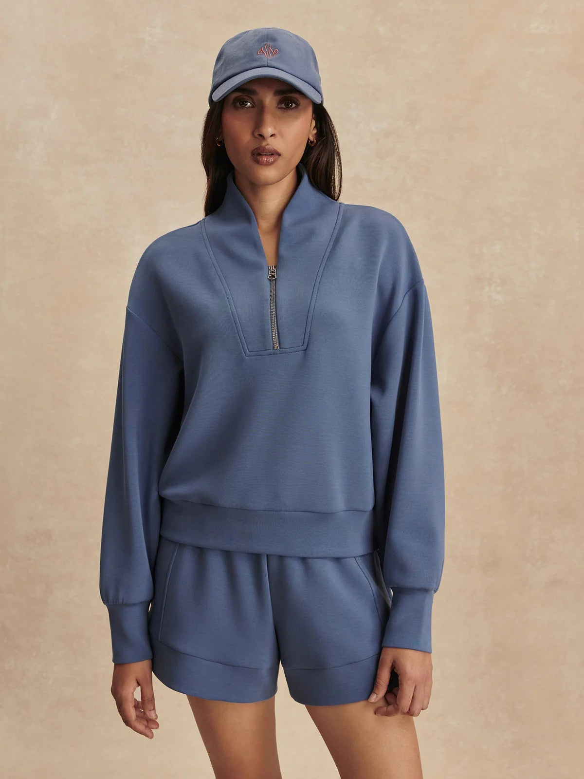 Varley Davidson Sweat-Bijou Blue