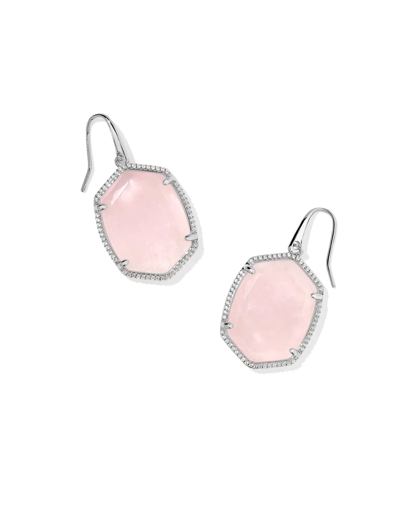 Kendra Scott Daphne Pave Frame Drop Earrings