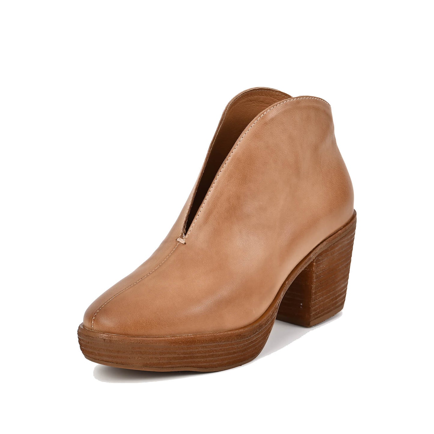 Antelope Q50 Easten High Heel Ankle Booties-Taupe
