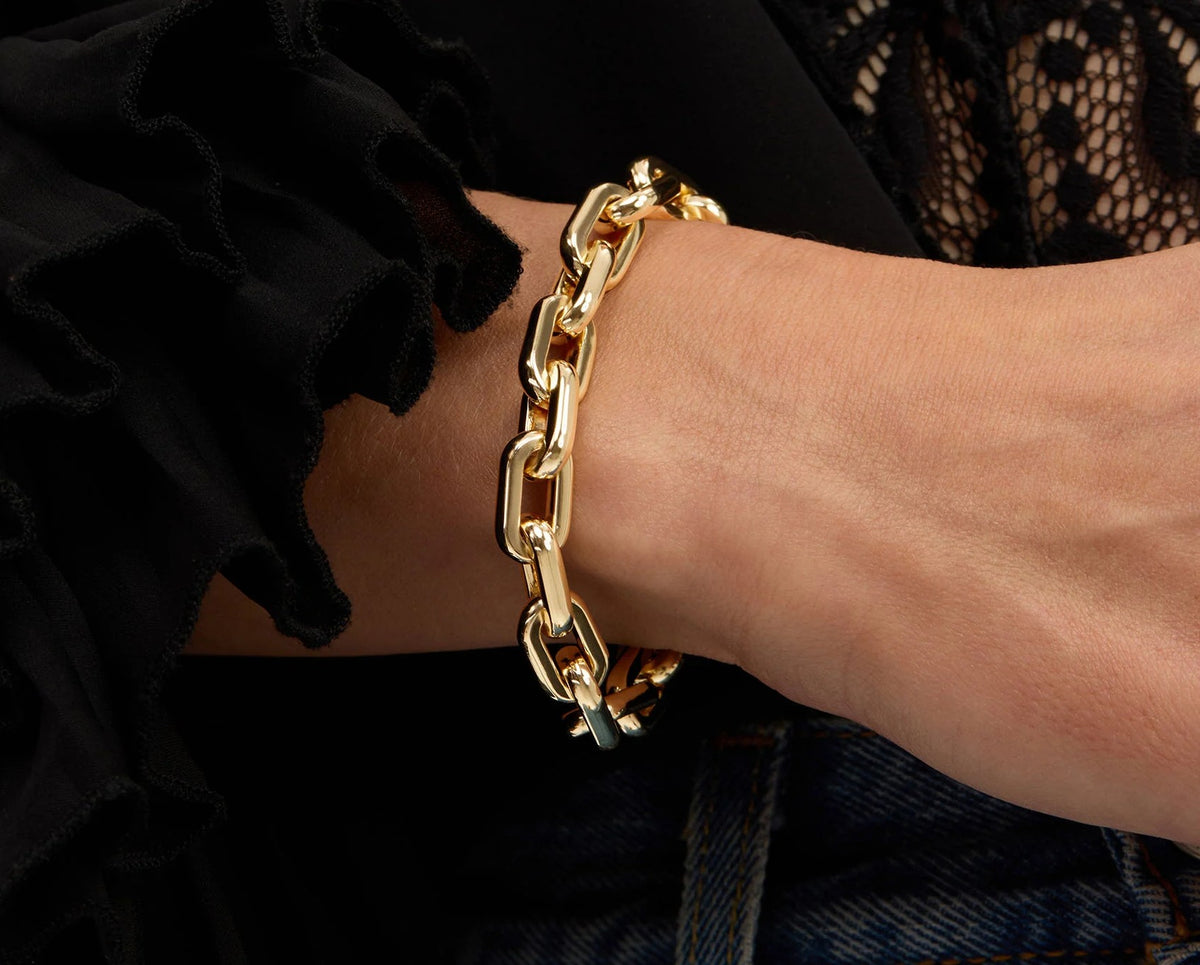 Melinda Maria Frankie Chain Bracelet 1mm-Gold