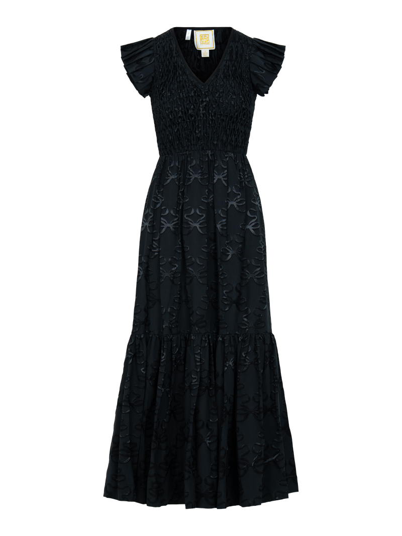 Emily McCarthy Grace Maxi Dress-Bow Jacquard