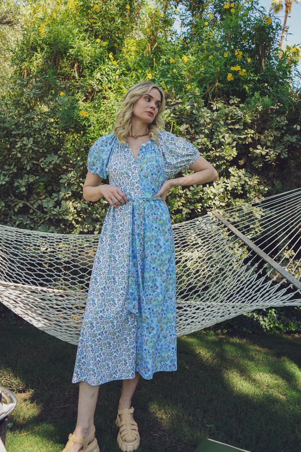 Smith & Quinn Grenadine Dress-Spring Sprig Multi