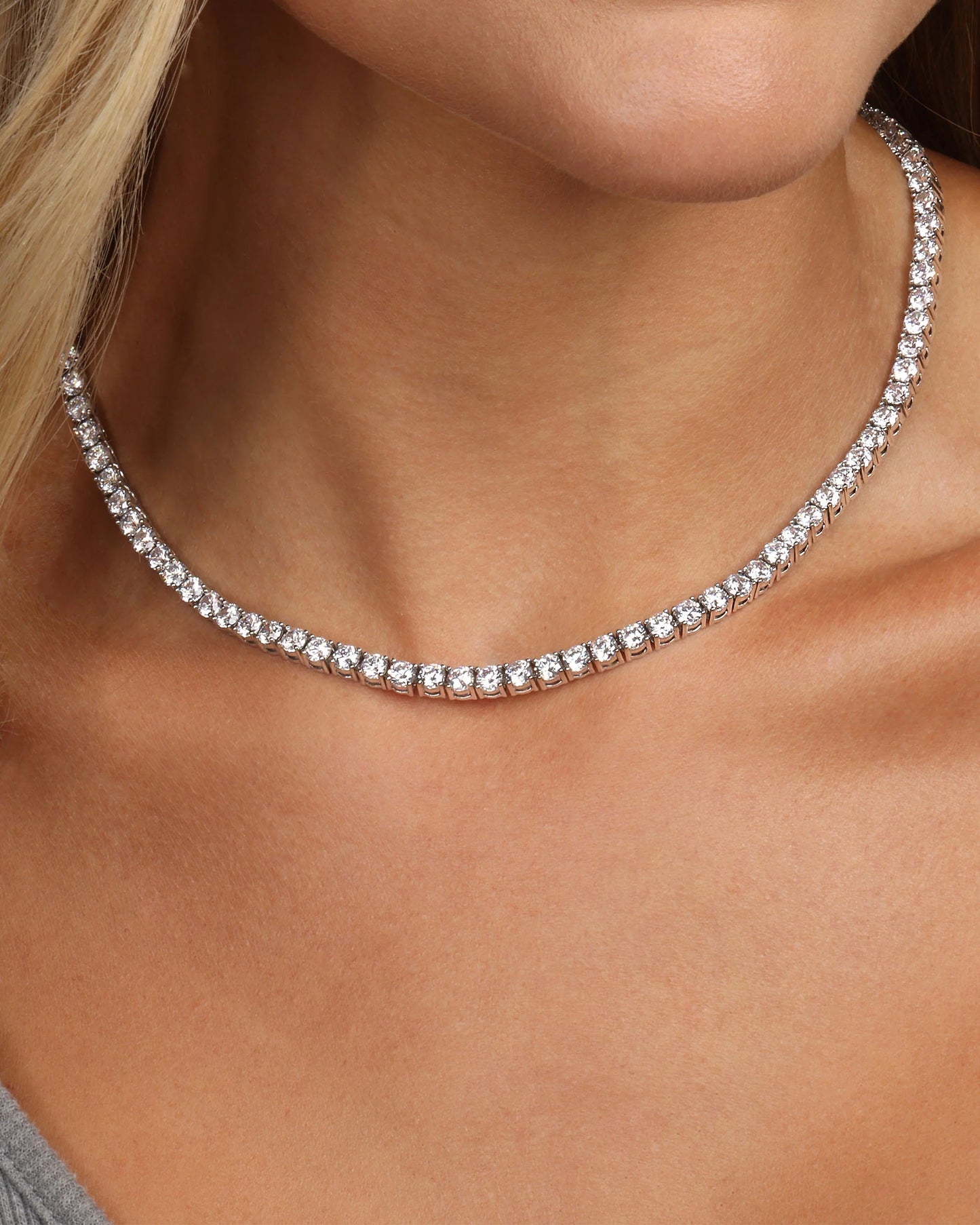 Melinda Maria Grand Heiress 18" Tennis Necklace