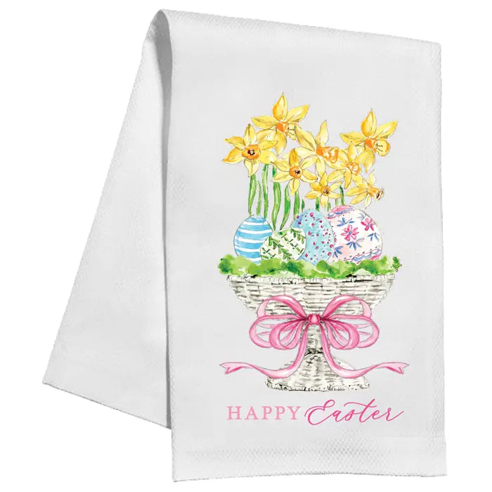 RoseanneBeck Happy Easter Eggs Kitchen Towel