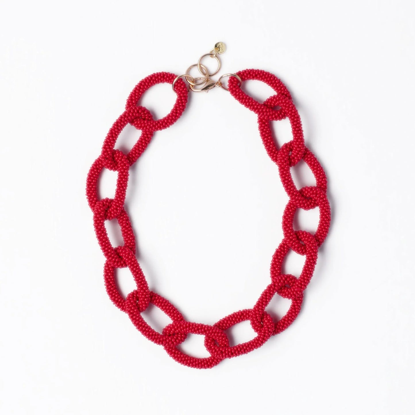 Ink + Alloy Jenna Chain Link Beaded Necklace