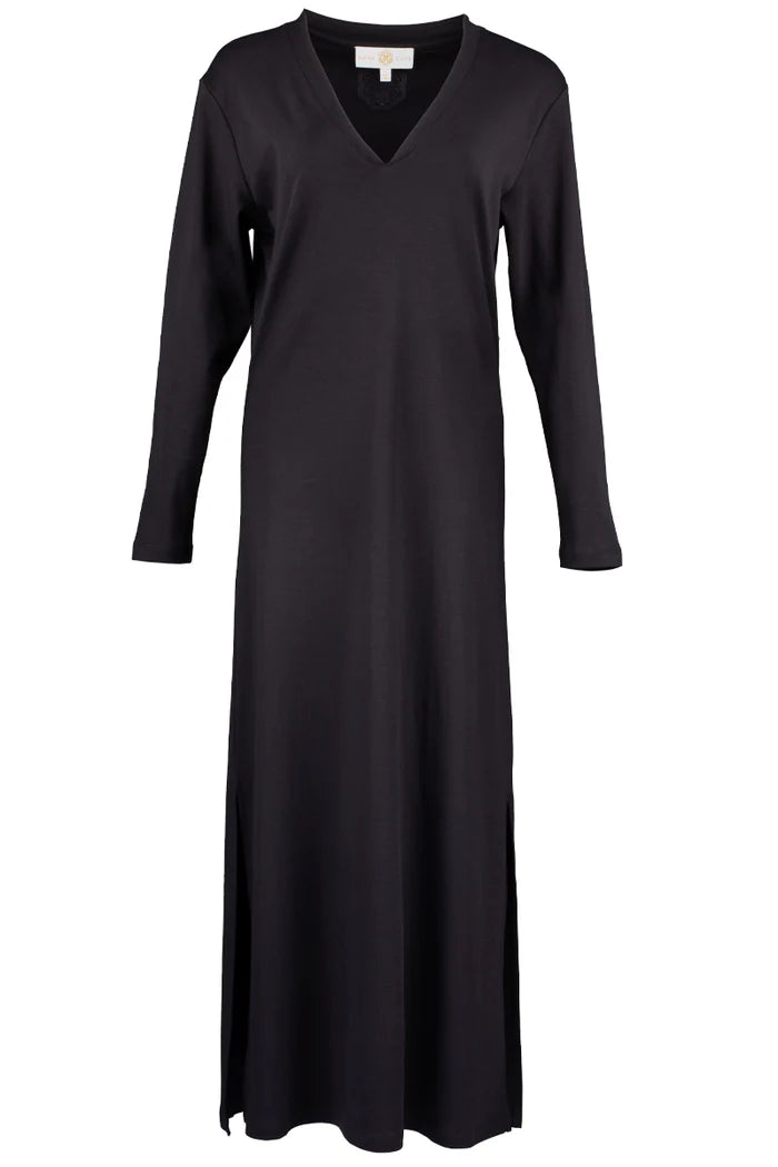Anna Cate Elizabeth Knit Dress-Black Emma Laura Anna Cate Elizabeth Knit Dress-Black Emma Laura