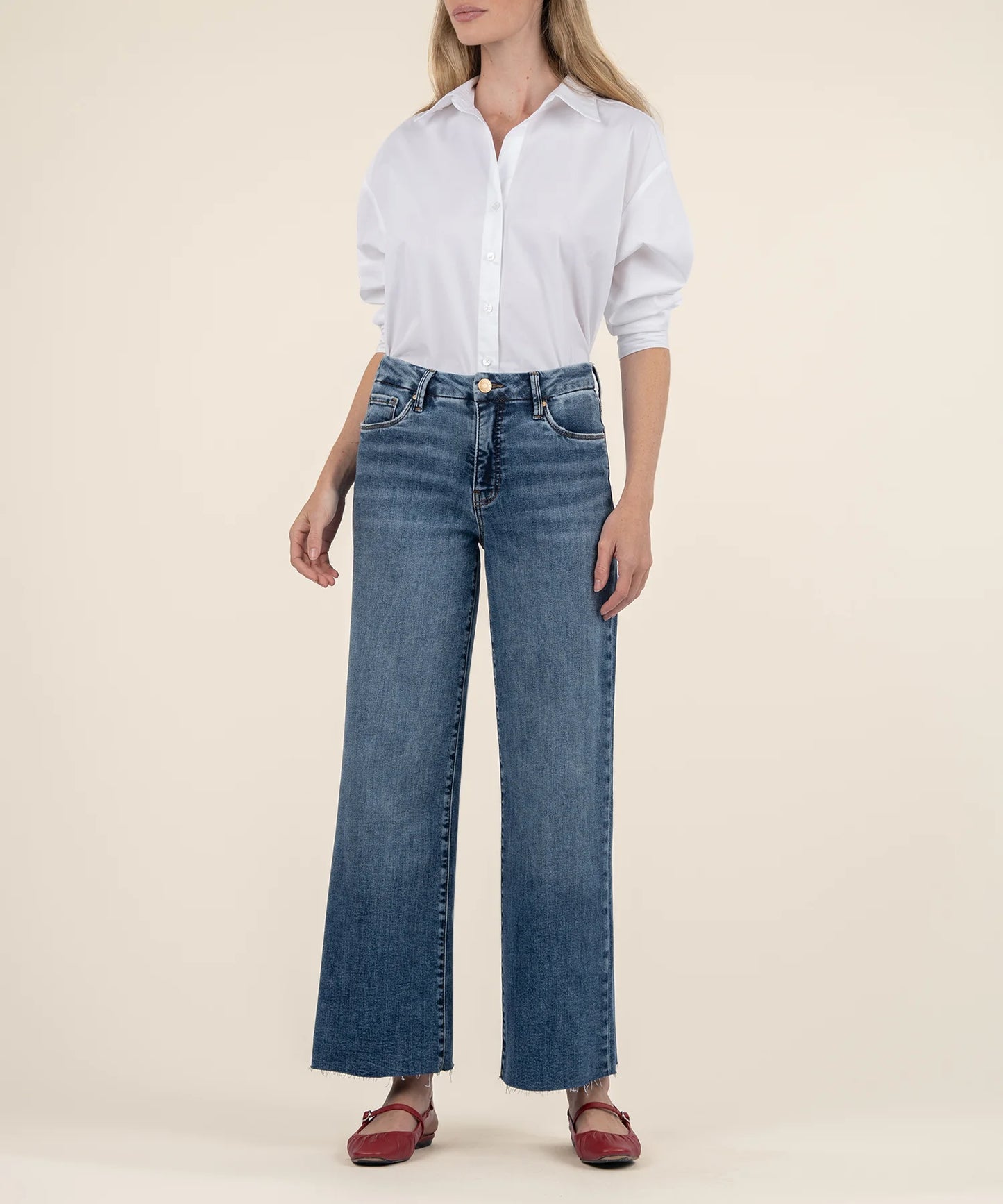 Kut From The Kloth Meg High Rise Wide Leg-Family