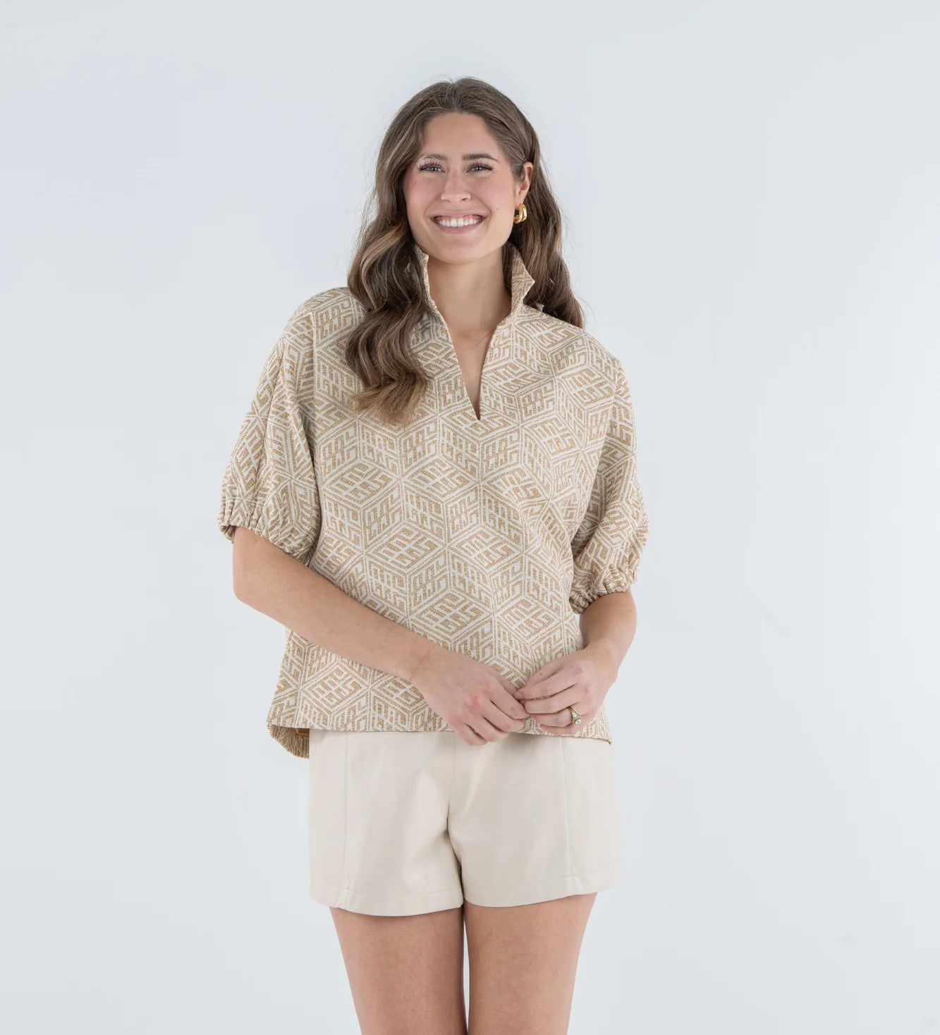 Emily McCarthy Poppy Top-Mosaic