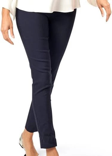 Elliott Lauren Control Stretch Ankle Pant-Navy