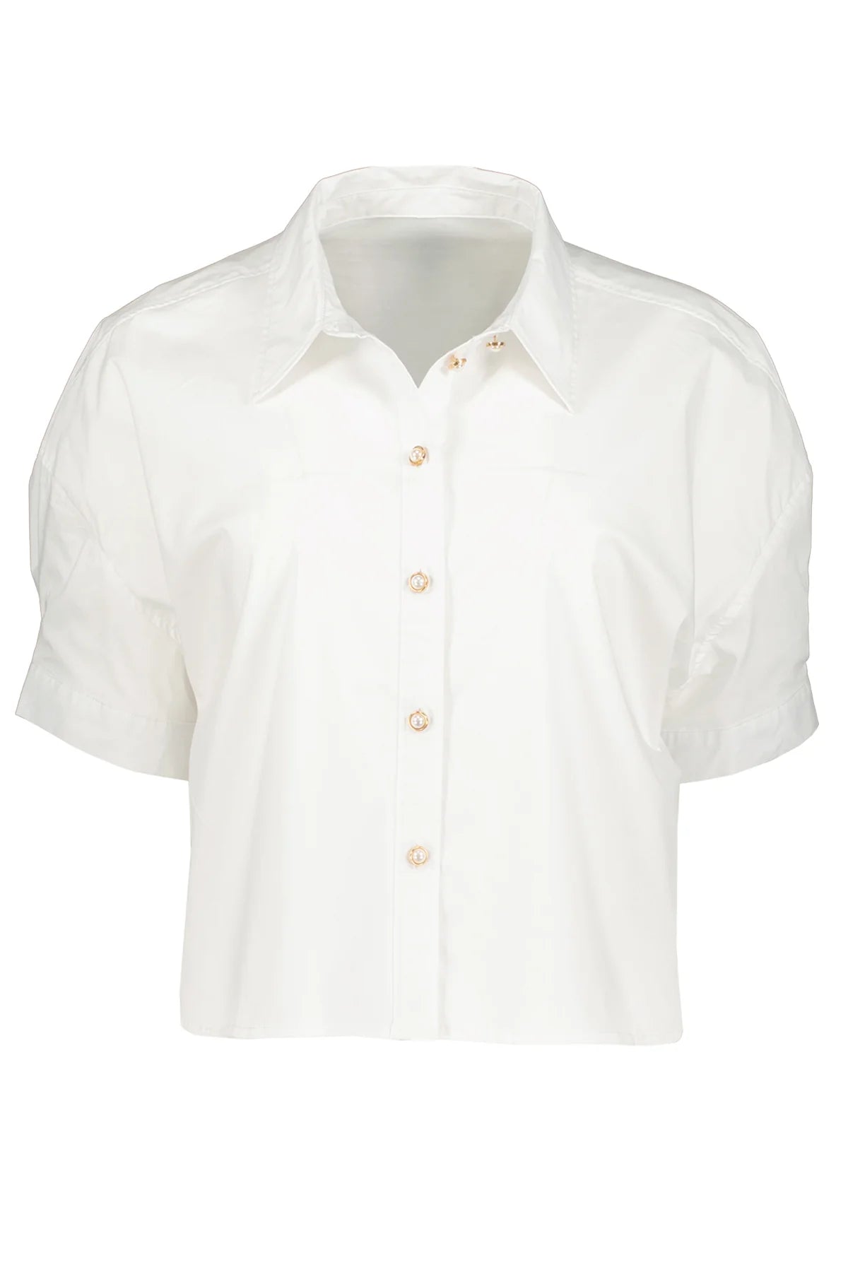 Bishop & Young Palma Poplin Top-White