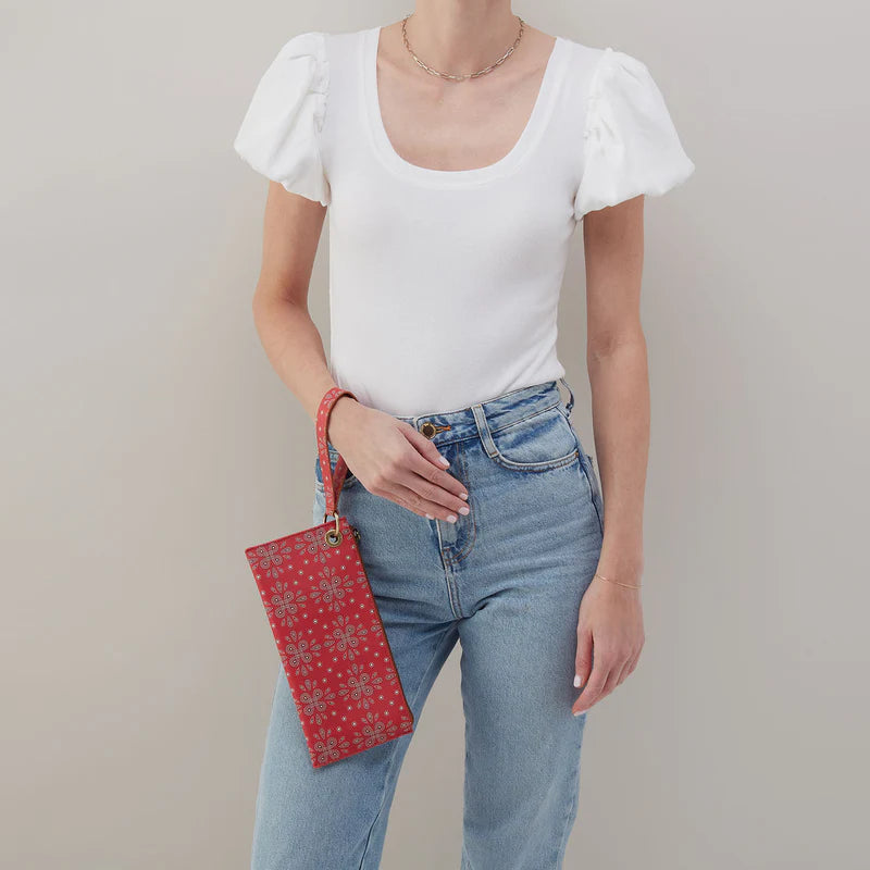 Hobo Vida Wristlet-Red Journey Bandana