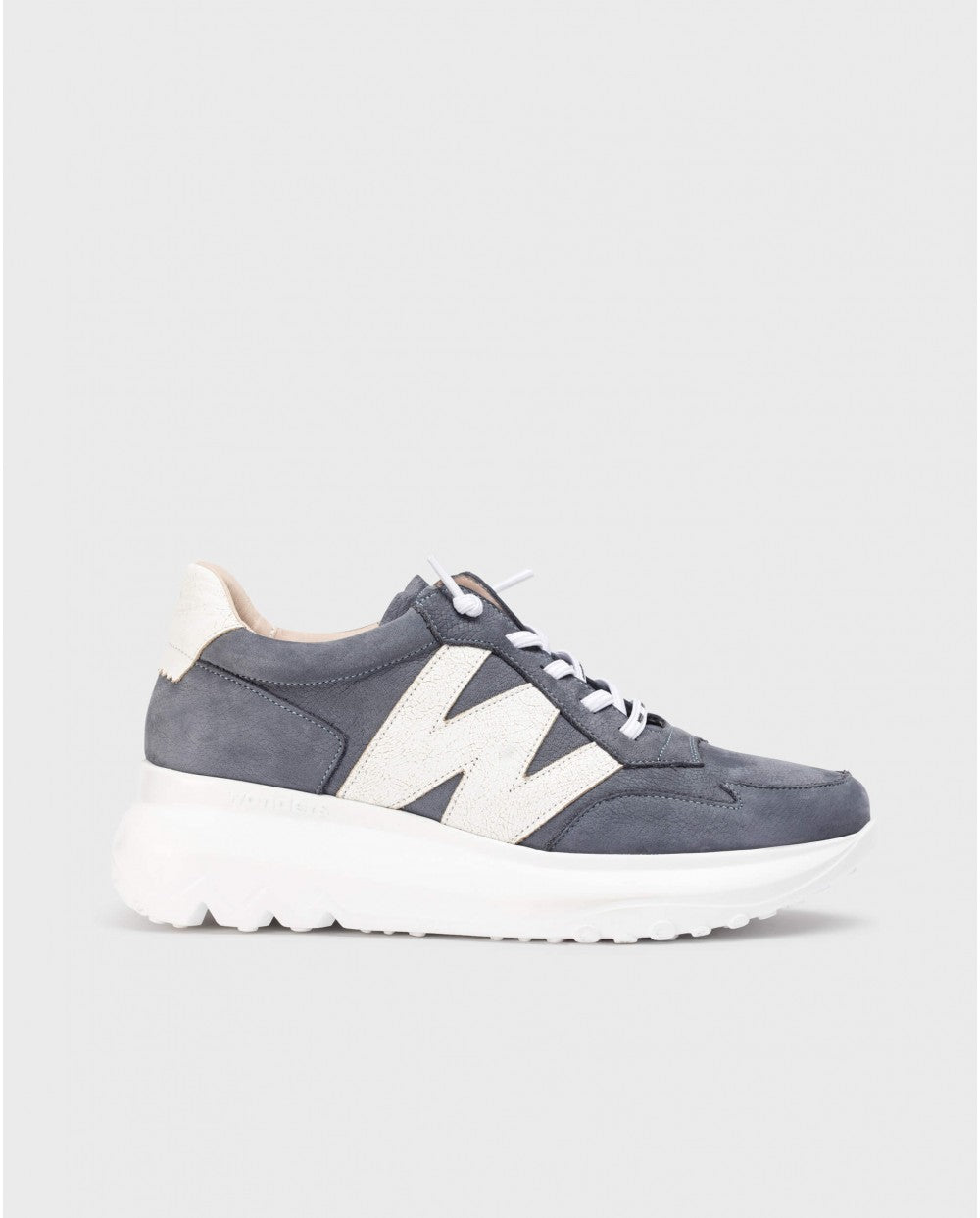 Wonders Samira Sneaker-Navy Suede