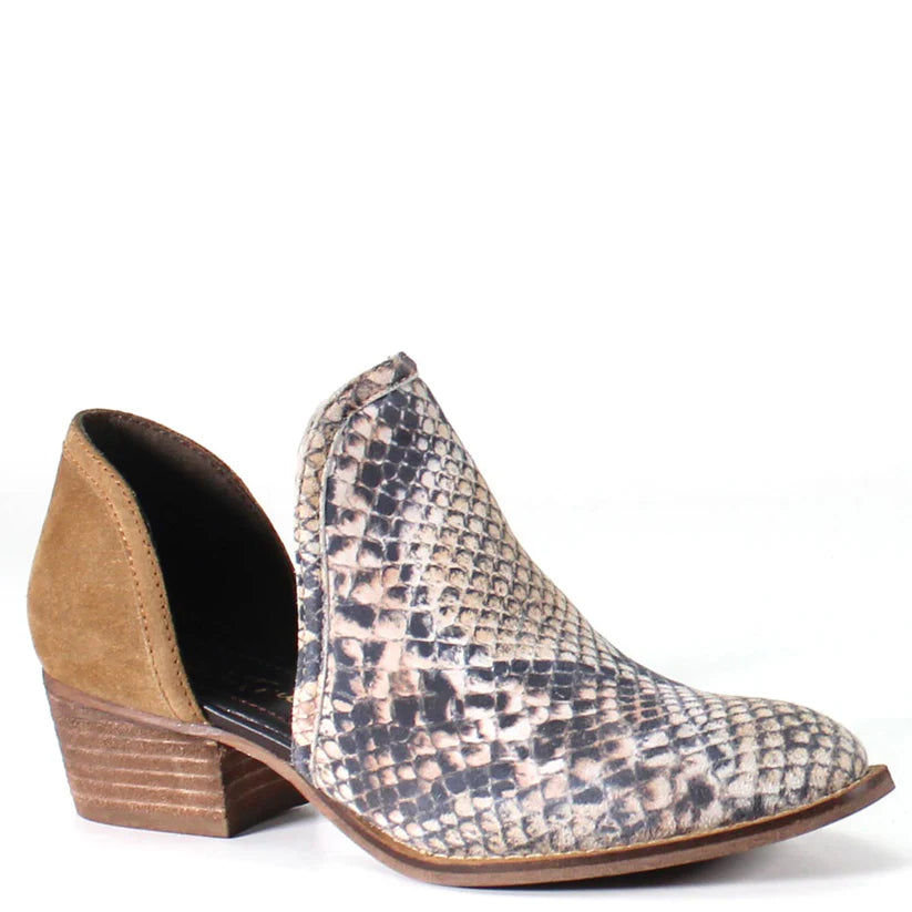 Diba True Shy Town Shoes-Cognac/Snake
