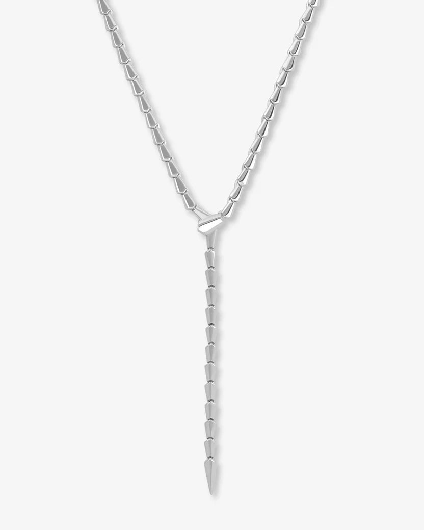 Melinda Maria Serpent Lariat Necklace