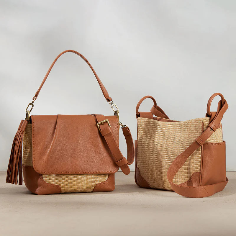 Hobo Sheila Crossbody- Natural Straw