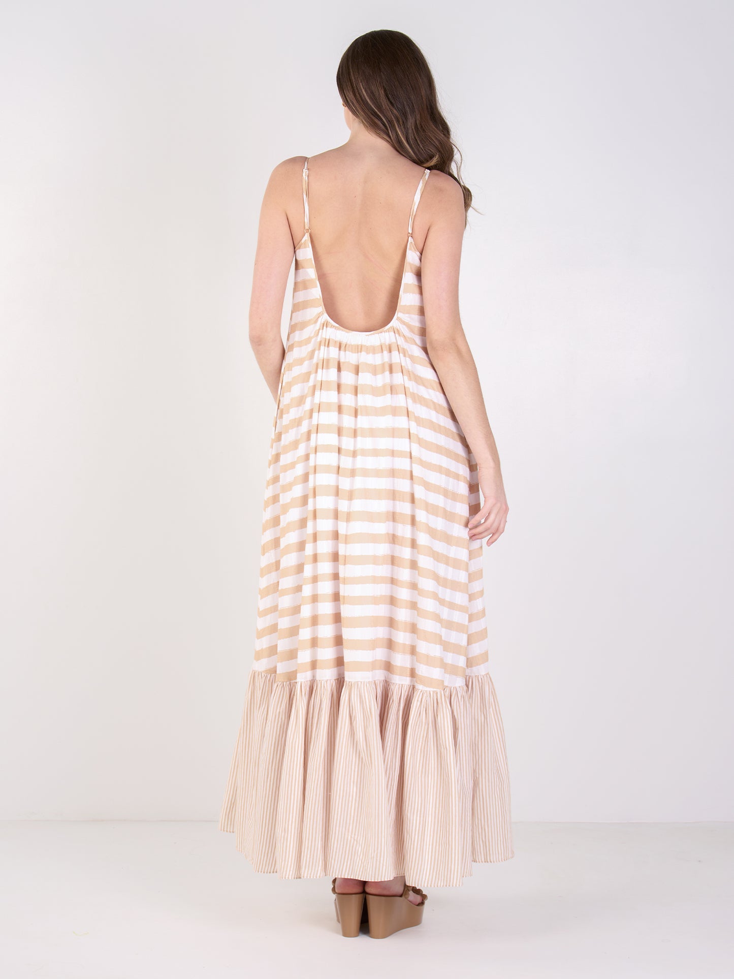 Emily McCarthy Susannah Maxi-Sand Stripe