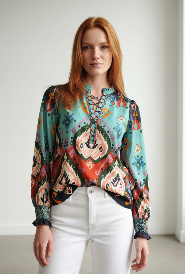 Maude Vivante Ashley Top-Ikat