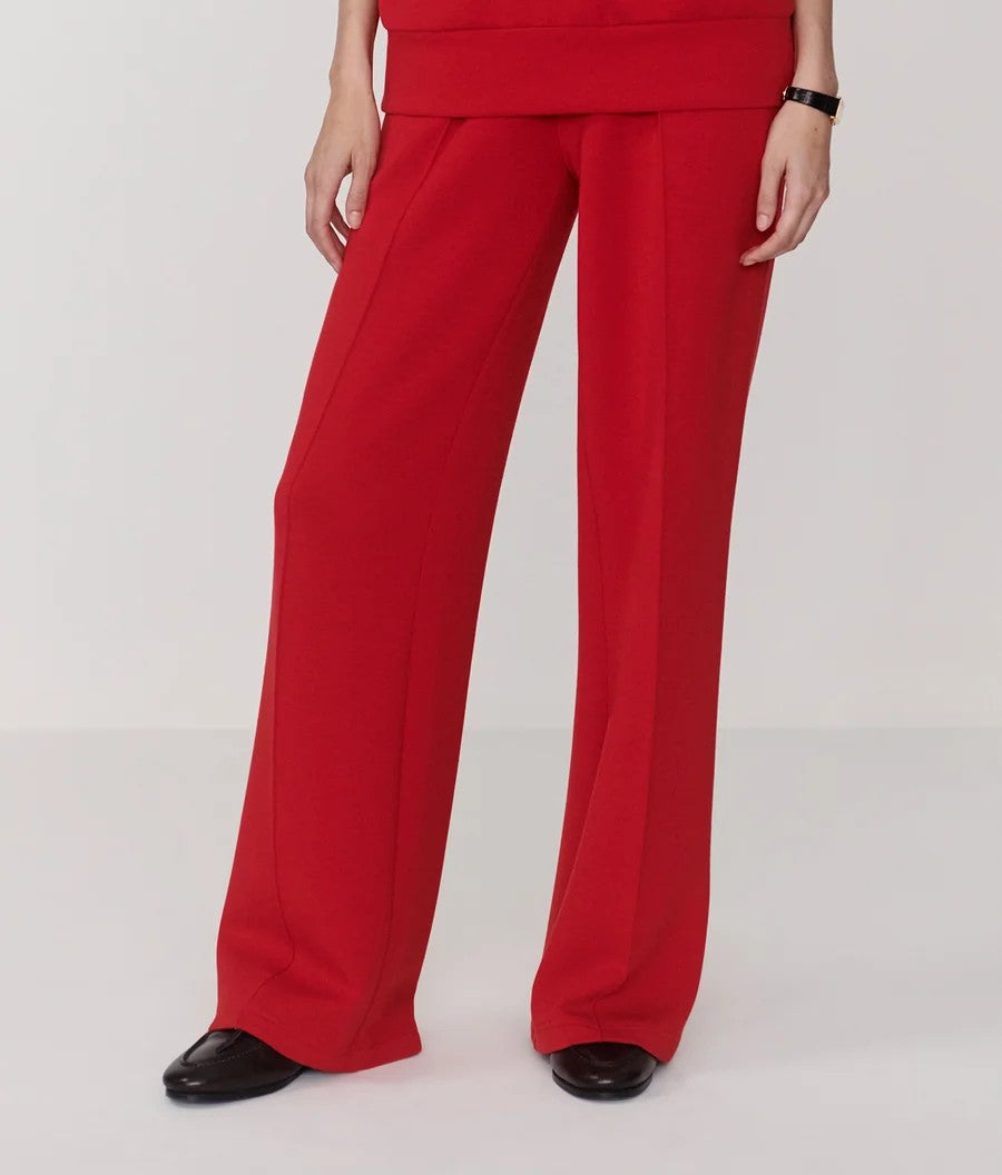 Varley The Wide Leg Pant 30-Red Marl