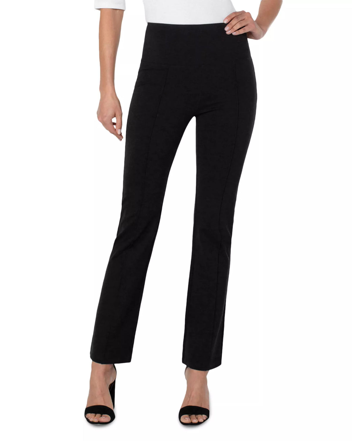 Liverpool Pearl Full Length Flare Pant Black