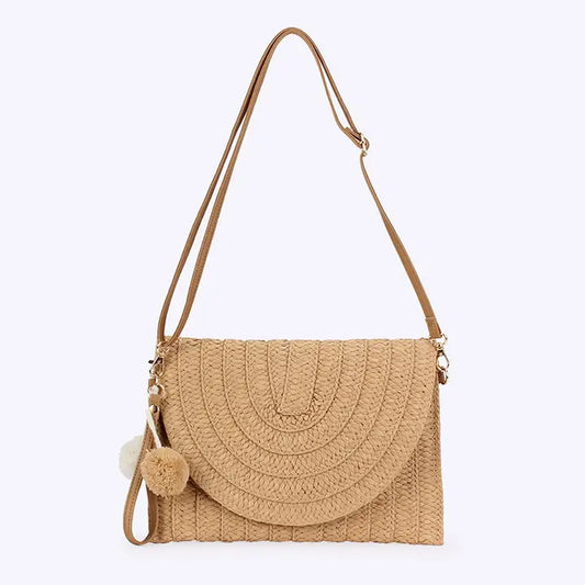 Accity Simple Hand woven straw bag