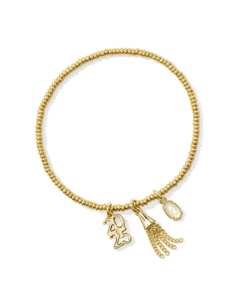 Kendra Scott 2025 Graduation Stretch Bracelet-Gold