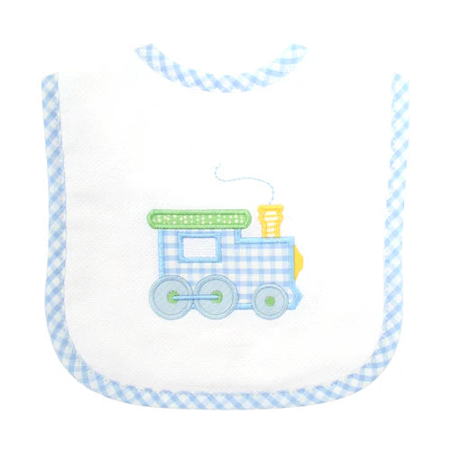 3 Marthas Train Feeding Bib