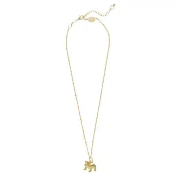 Susan Shaw Dainty Bulldog Necklace