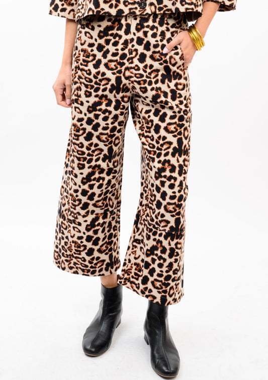 Ivy Jane Leopard Barrel Pant