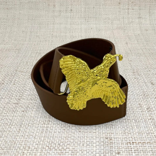 Pheasant belt buckle