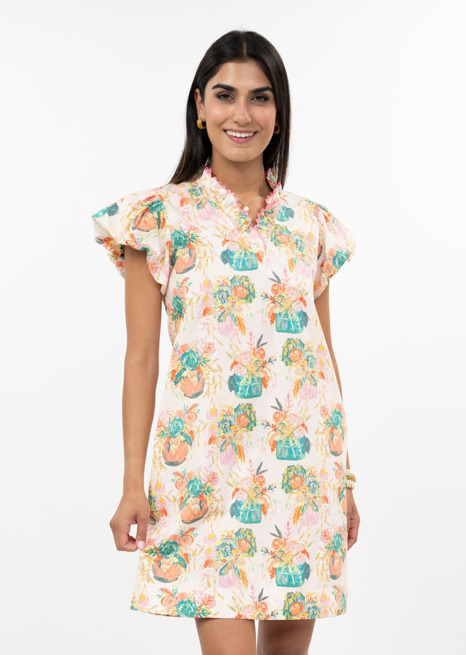 Uncle Frank Still Life Dress-Pink