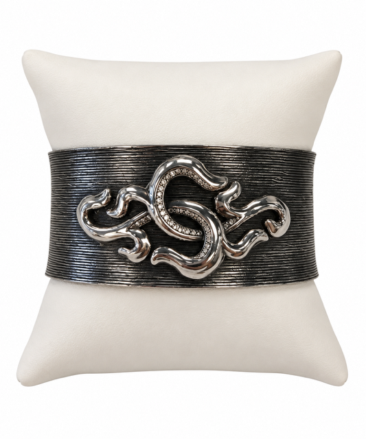 Gabriel 925 Sterling Silver Snake Cuff