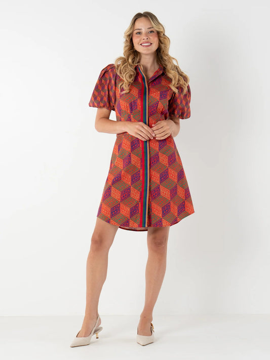 Emily McCarthy Britt Dress-Vintage Monogram