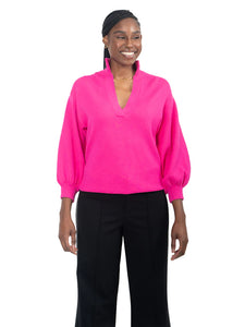 Emily McCarthy Lolli Sweater Fushia