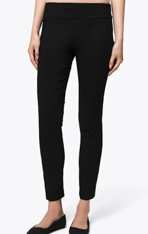 Elliott Lauren Control Stretch Ankle Pant-Black