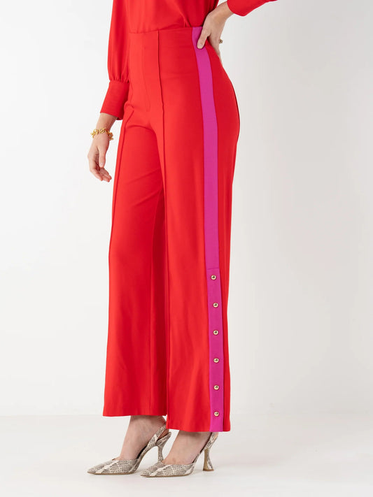 Emily McCarthy Paisley Pant-High Risk Red